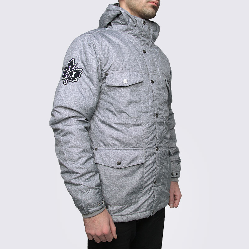 мужская серая куртка K1X Urban Hooded Fullzip 1100-0203/8899 - цена, описание, фото 4